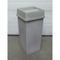 Tenex Grey 23 Gallon Garbage Can w Tenex Tilt - Top